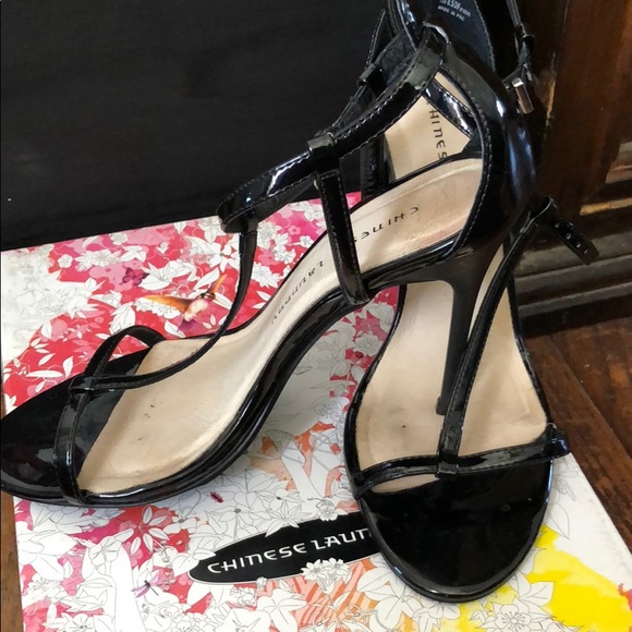 Chinese laundry Patent black heels - Picture 2 of 3